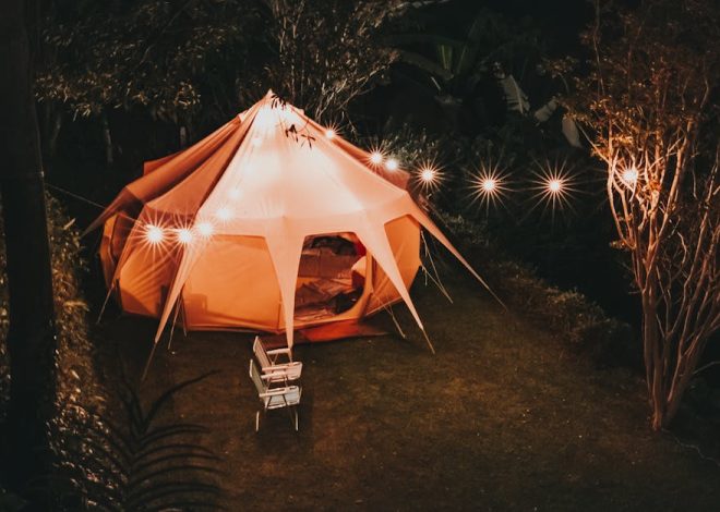 Glamping : une expérience de camping luxueuse en pleine nature